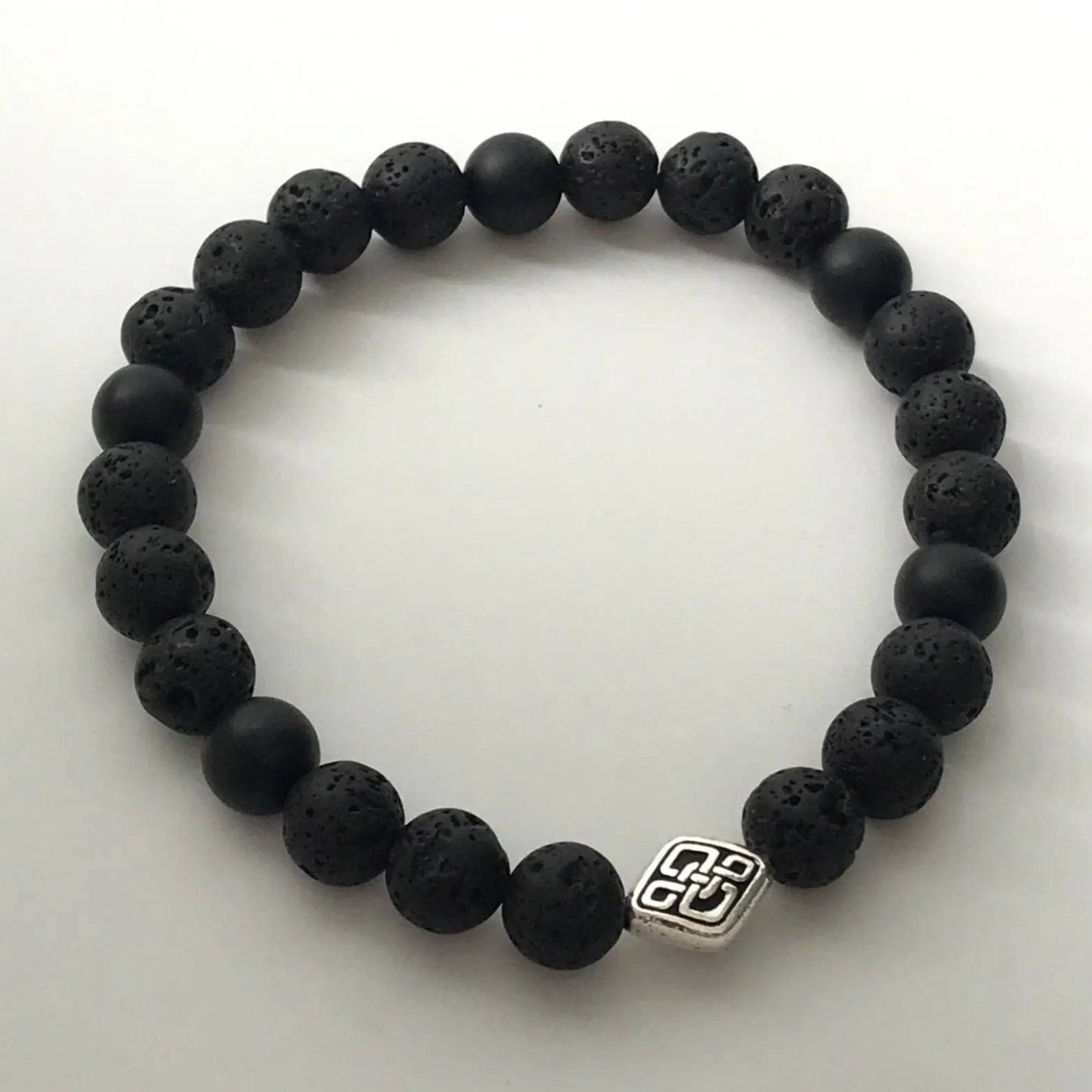 Lava & Black Onyx Diffuser Bracelet - Uplift Beads