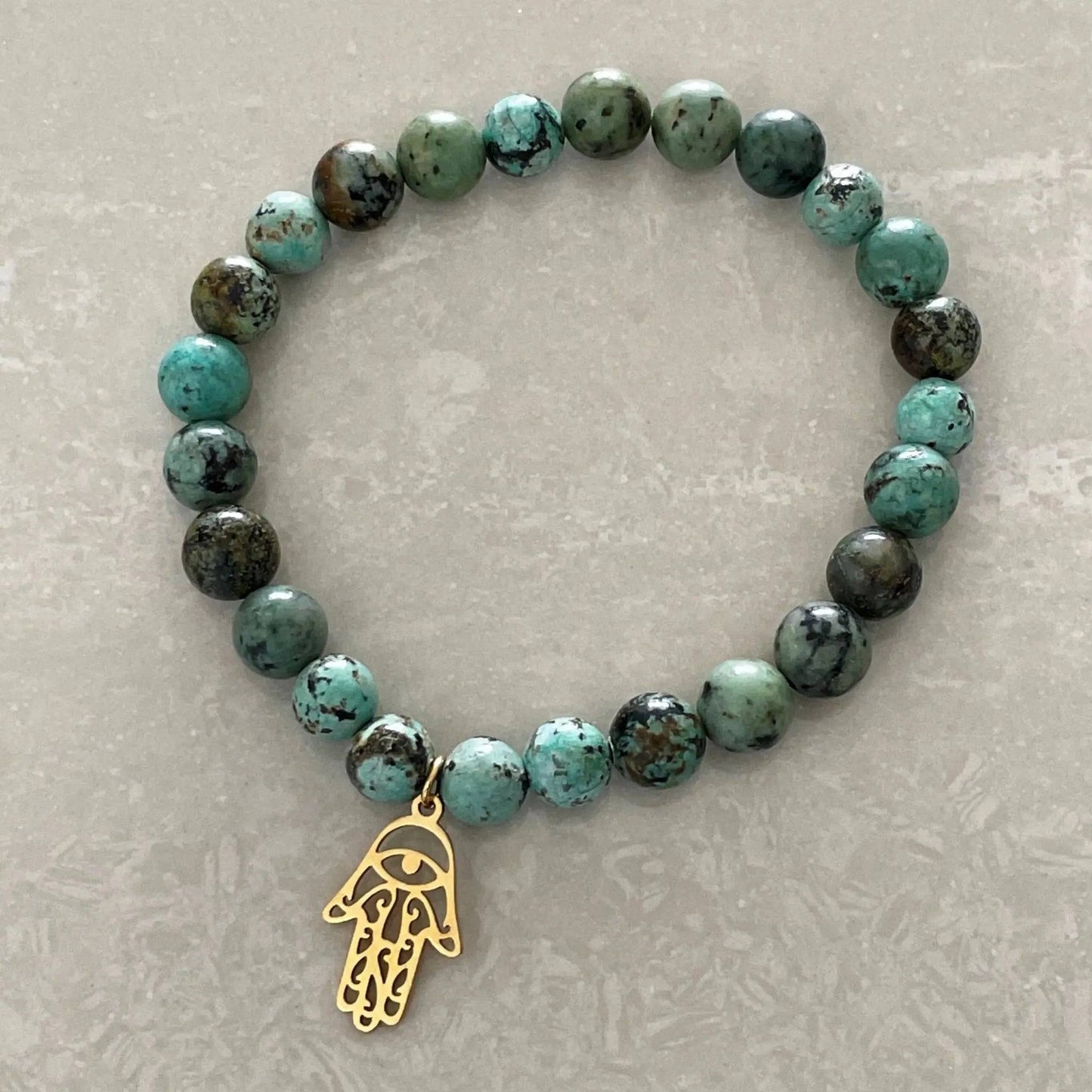 African Turquoise Energy Bracelet - Uplift Beads