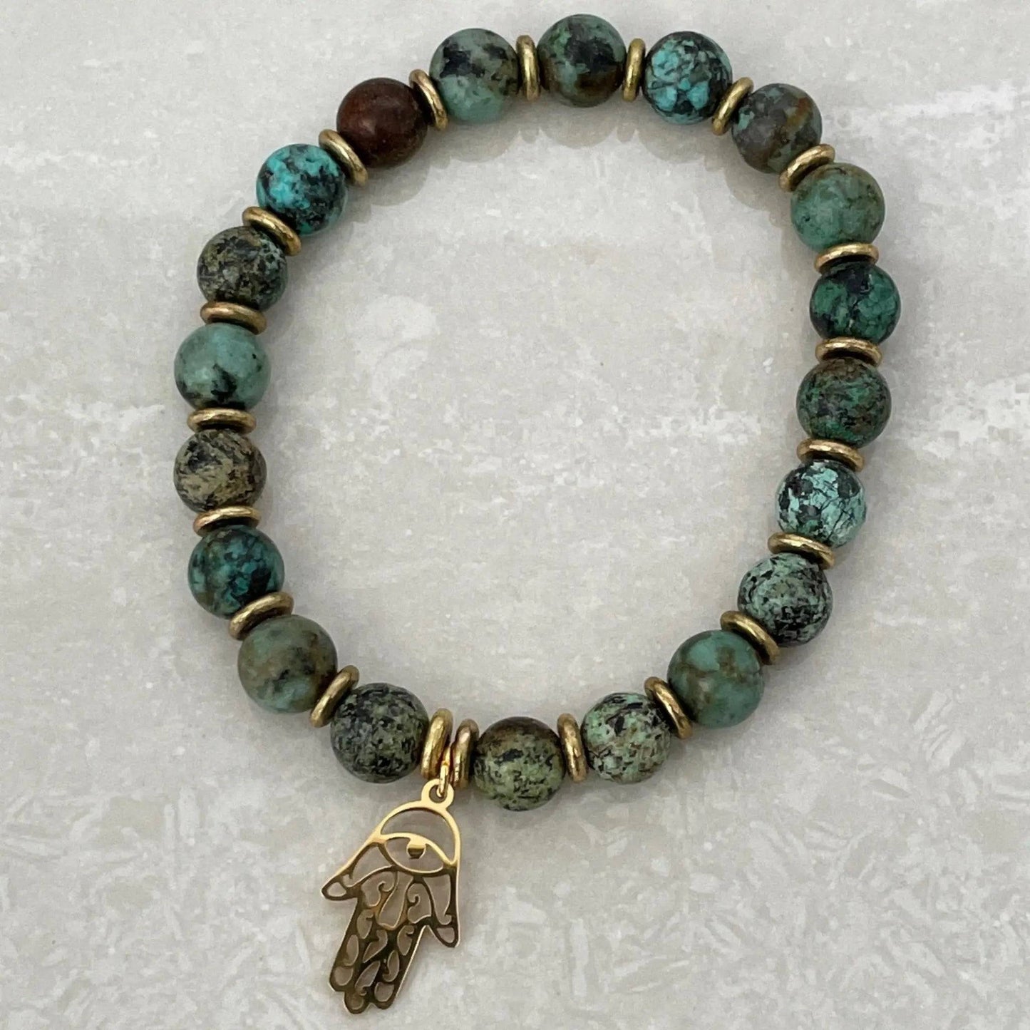 African Turquoise Energy Bracelet - Uplift Beads