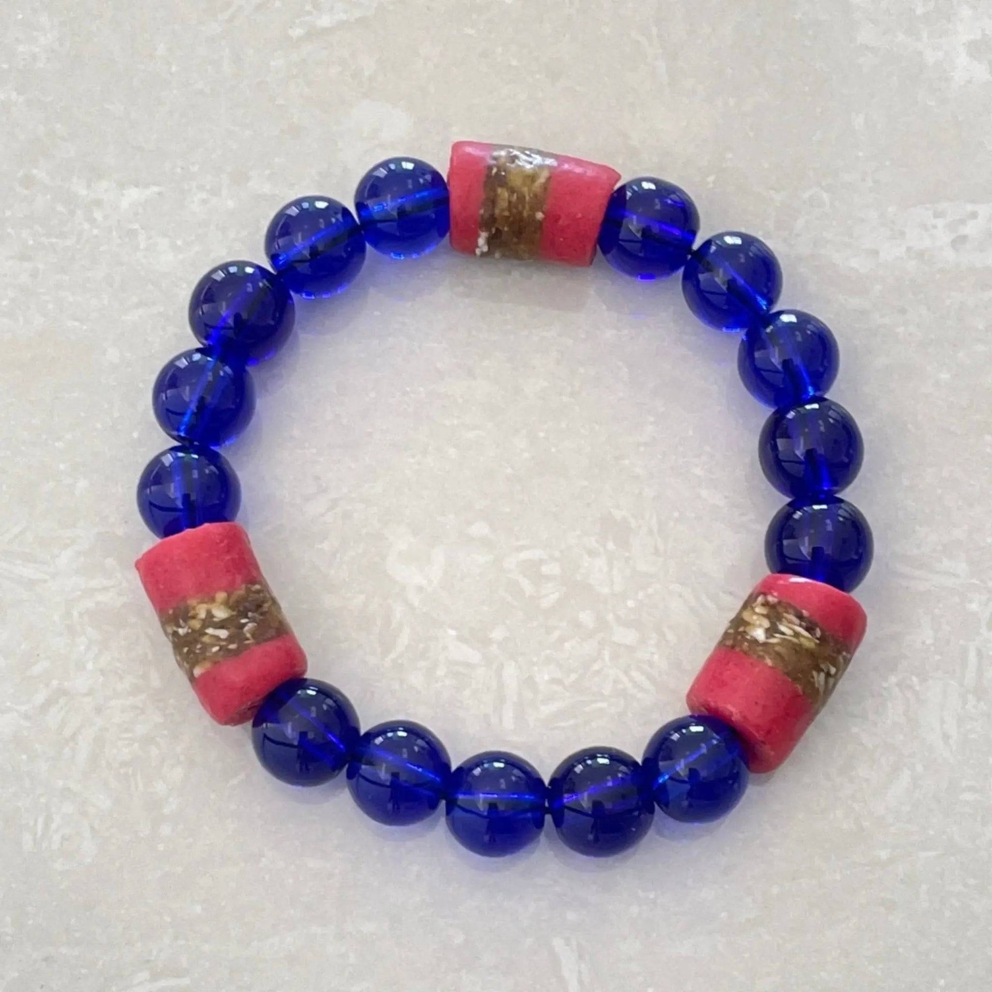 Chunky African Krobo Bracelet - Uplift Beads