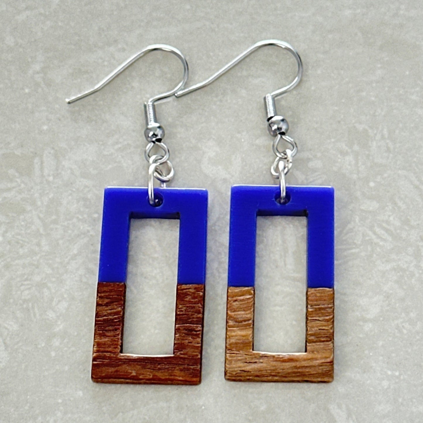 Resin & Wood Earrings - Uplift Beads