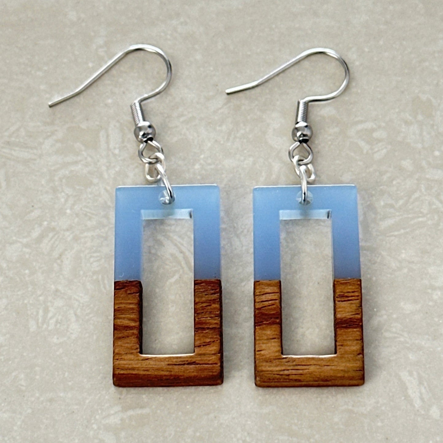 Resin & Wood Earrings - Uplift Beads