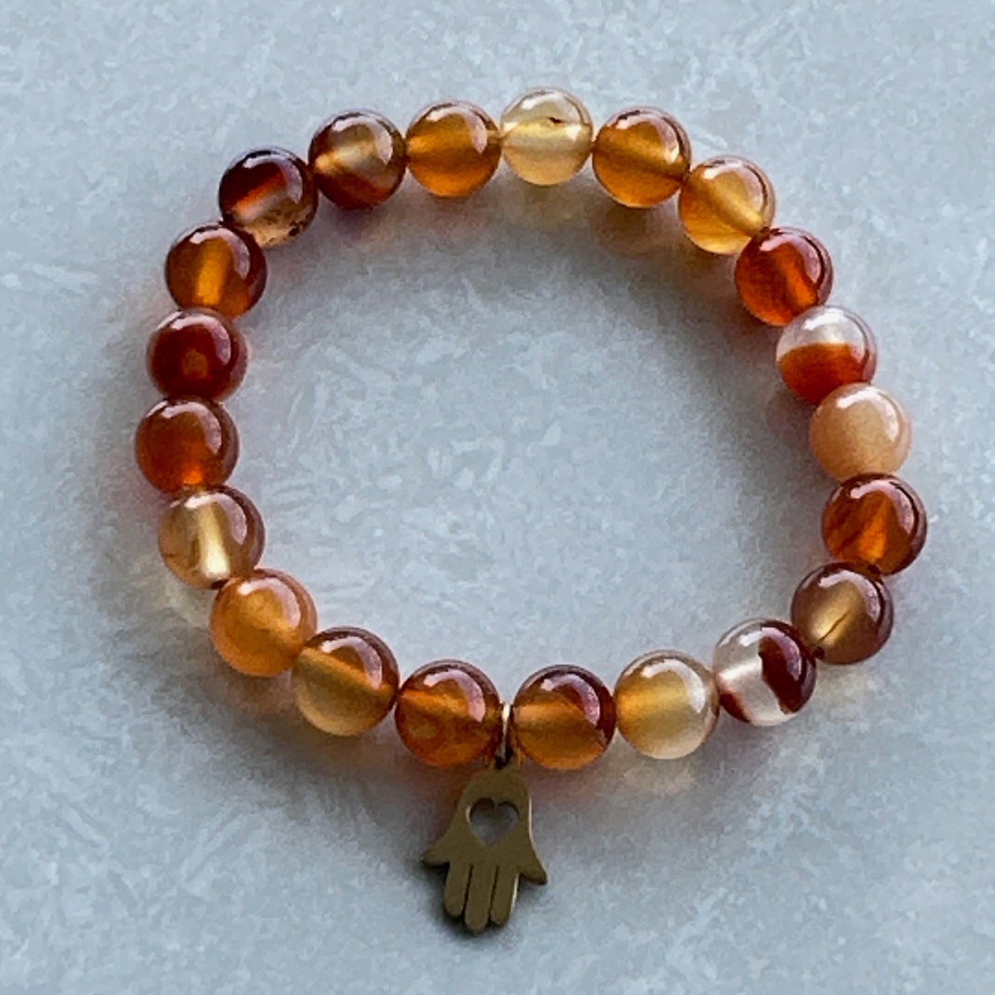 Carnelian Gemstone Bracelet - Uplift Beads