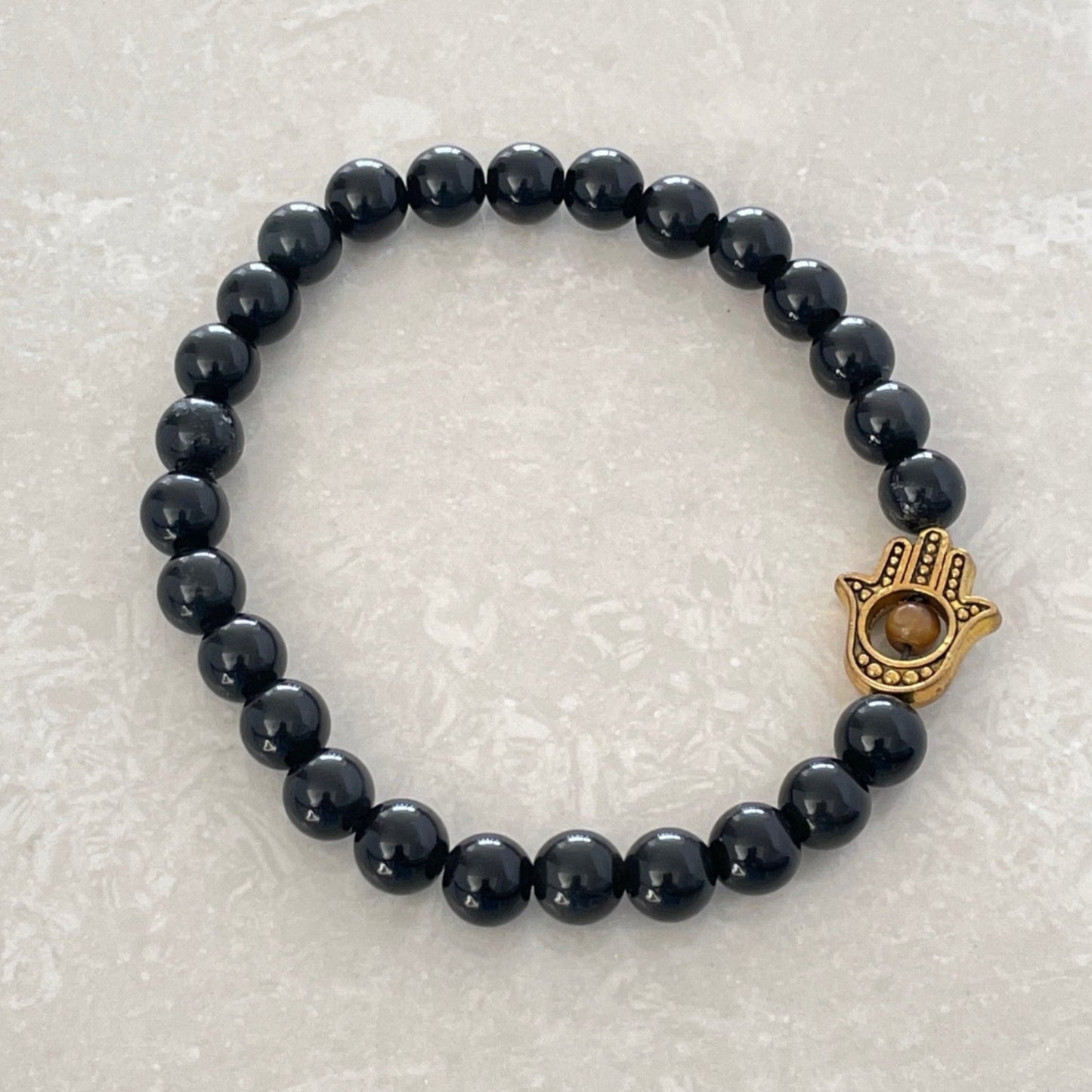 Glass Hamsa Bracelet - Uplift Beads