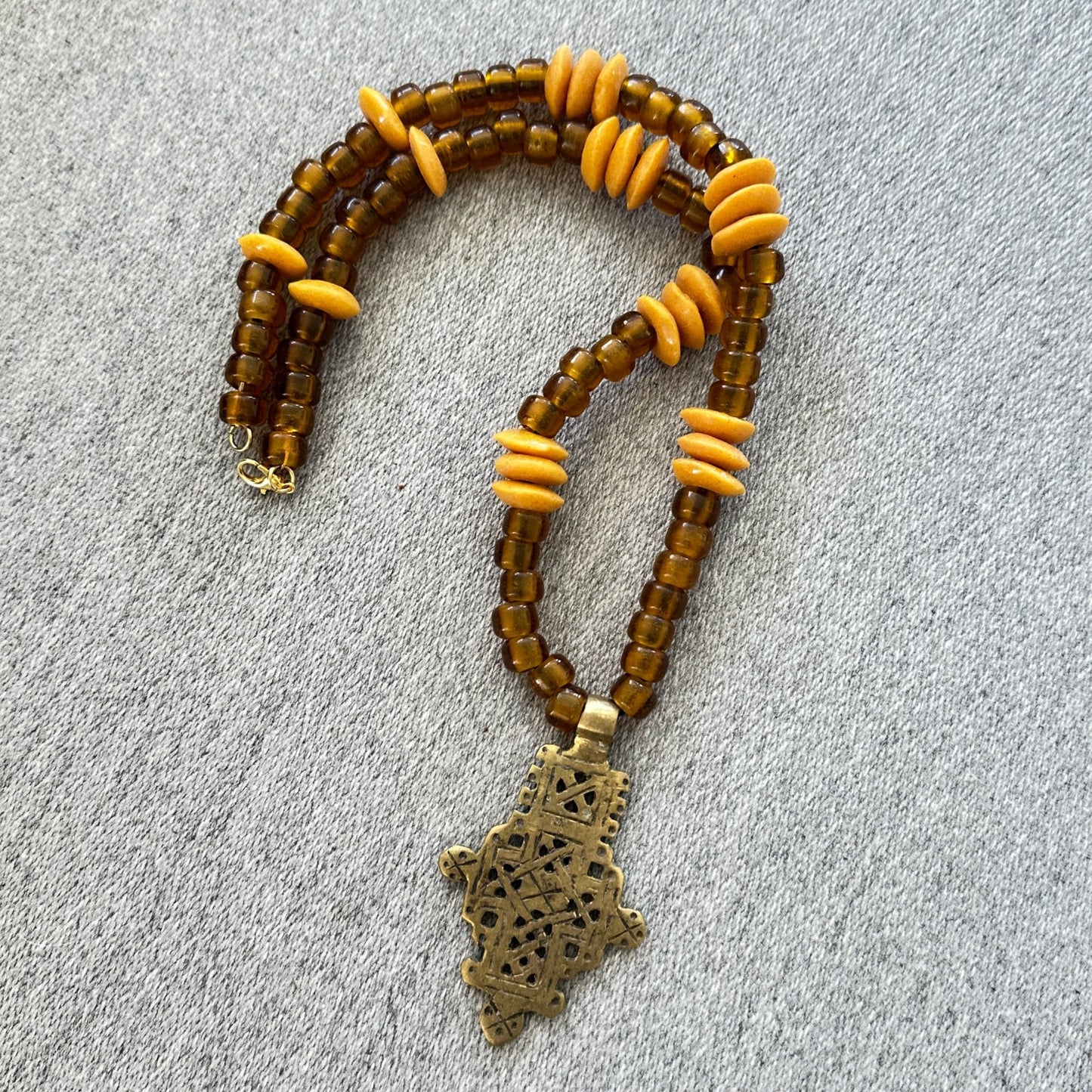 Ethiopian Cross Necklace