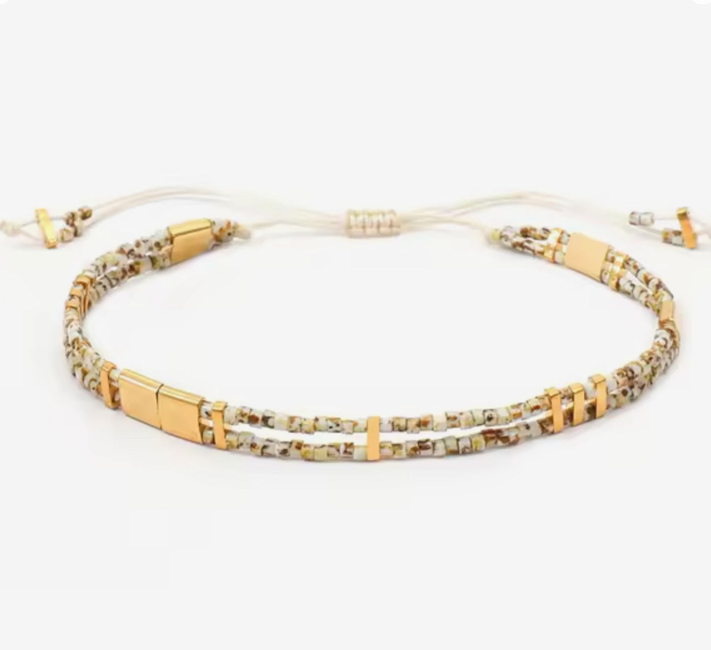 Miyuki Double Strand Bead Bracelet