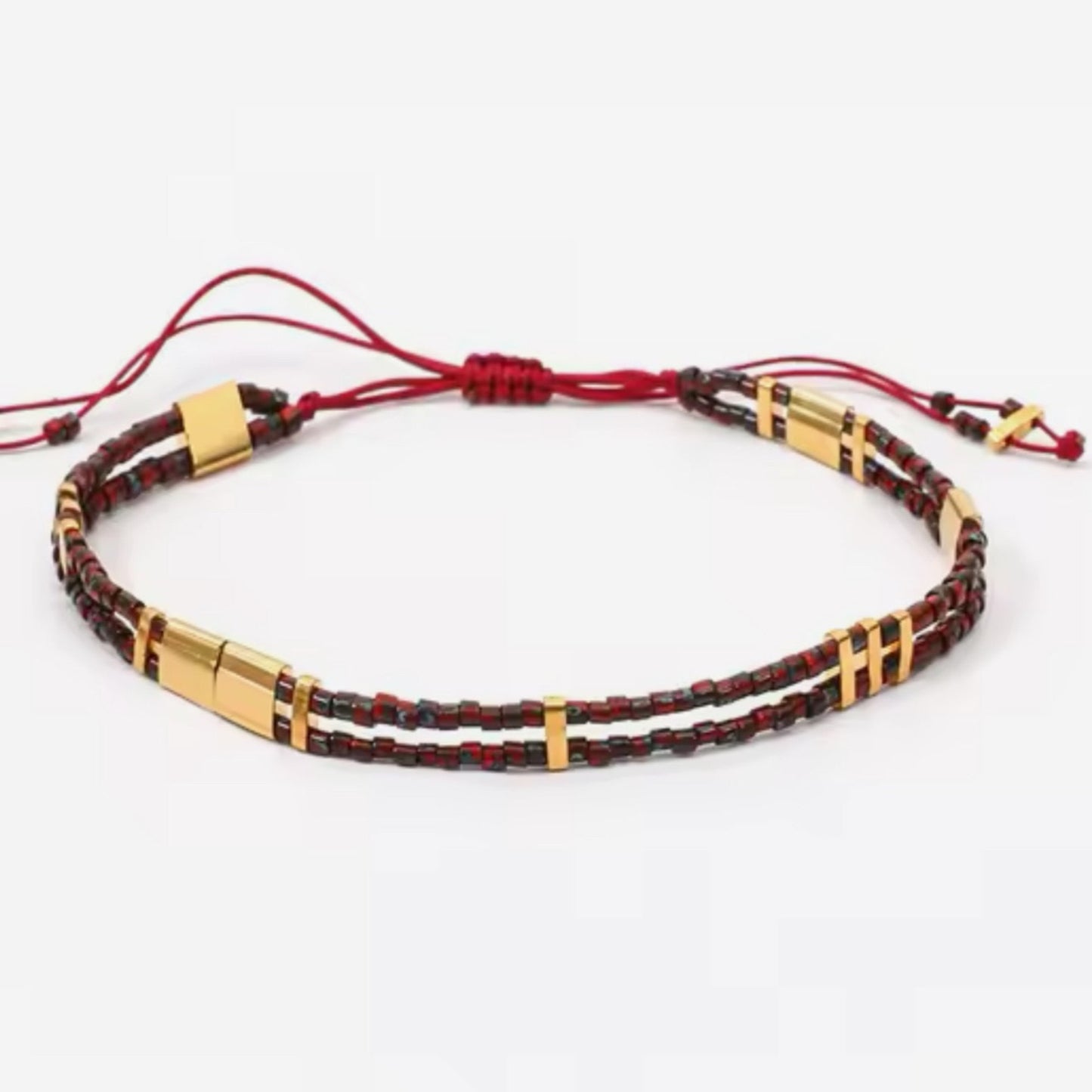 Miyuki Double Strand Bead Bracelet