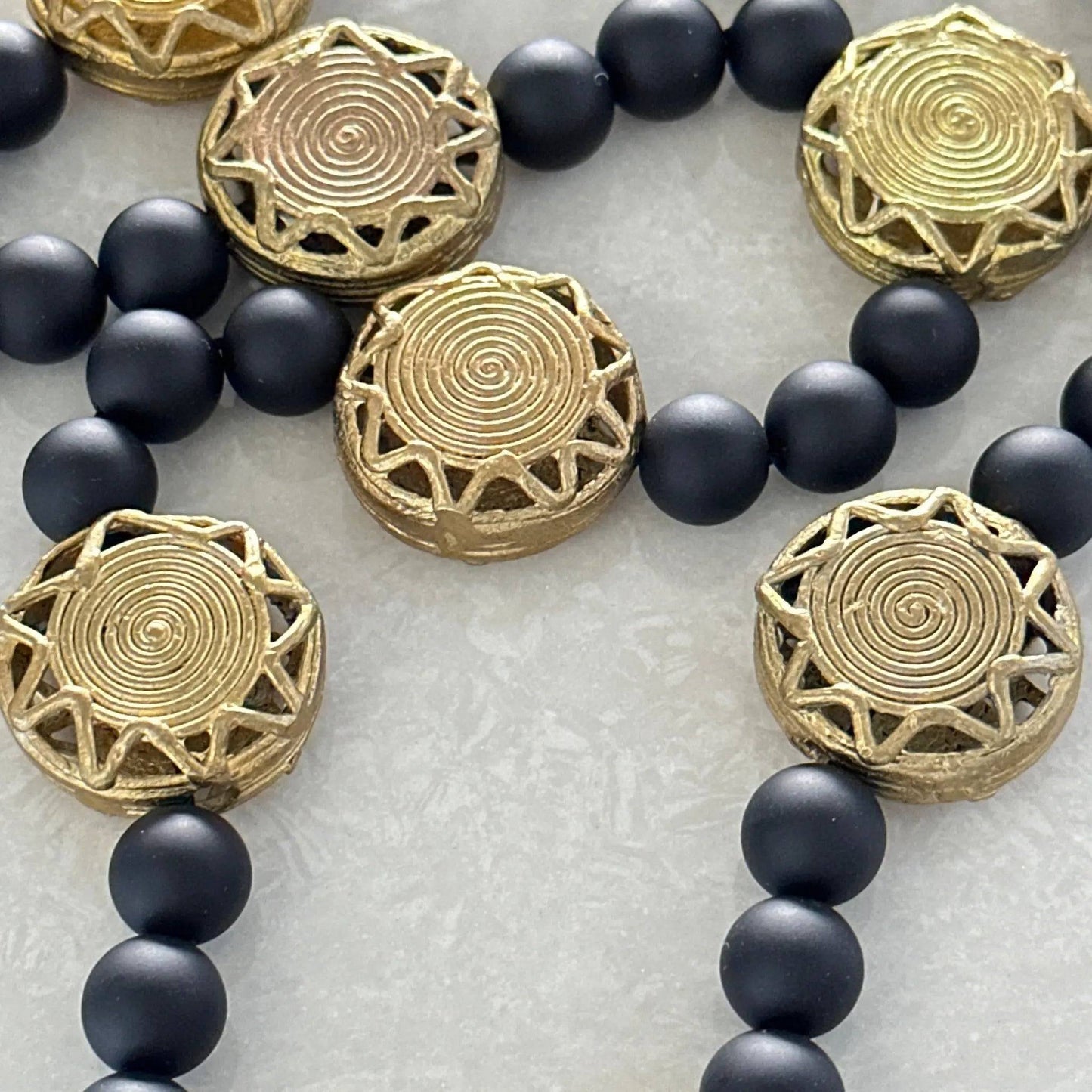 African Circular Star Necklace - Uplift Beads