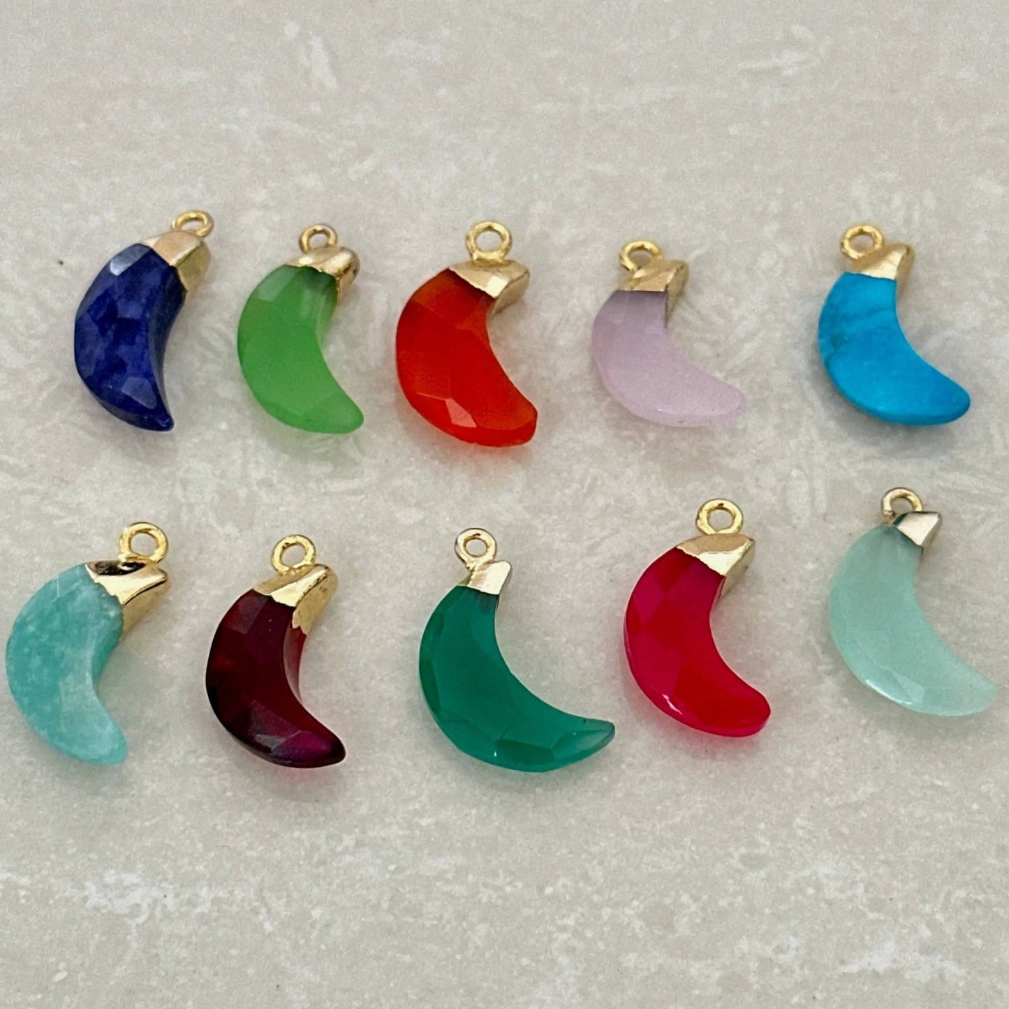 Gemstone Horn Necklaces - Uplift Beads