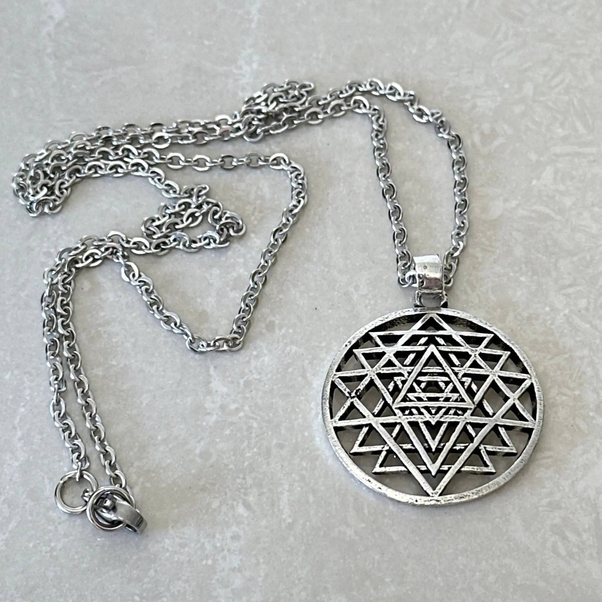 Sri Yantra Meditation Necklace - Uplift Beads