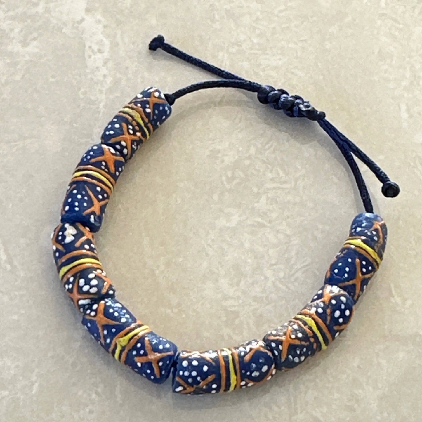 Chunky African Krobo Bracelet - Uplift Beads