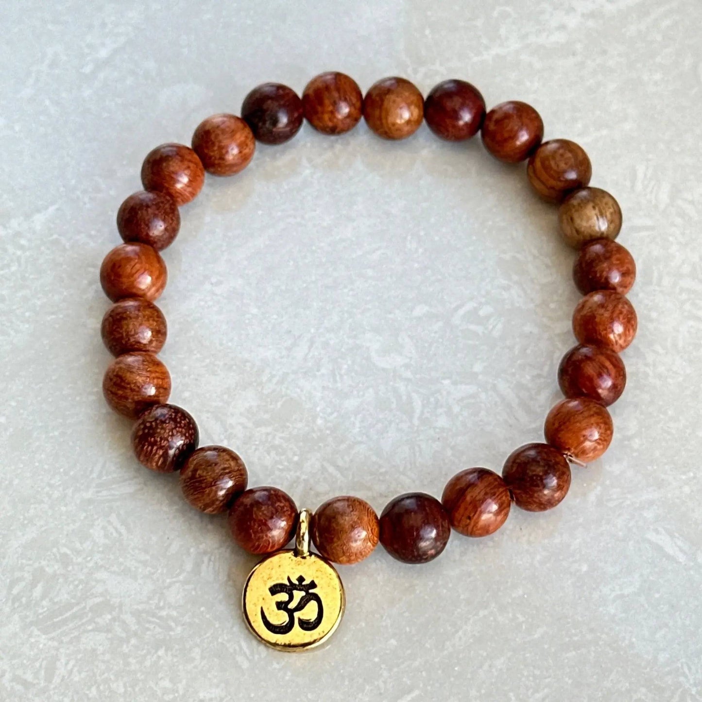 Om (Aum) Rosewood Bracelet - Uplift Beads