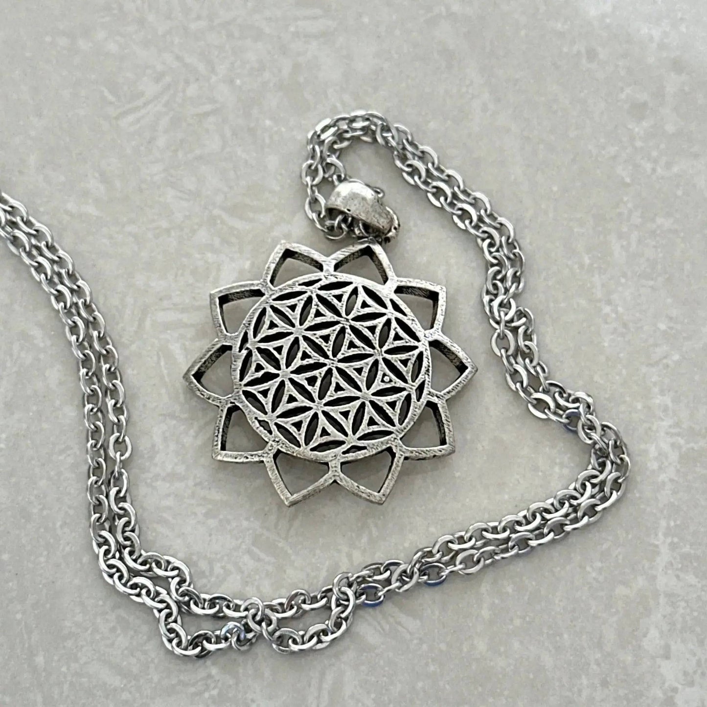 Flower of Life Necklace - Uplift Beads