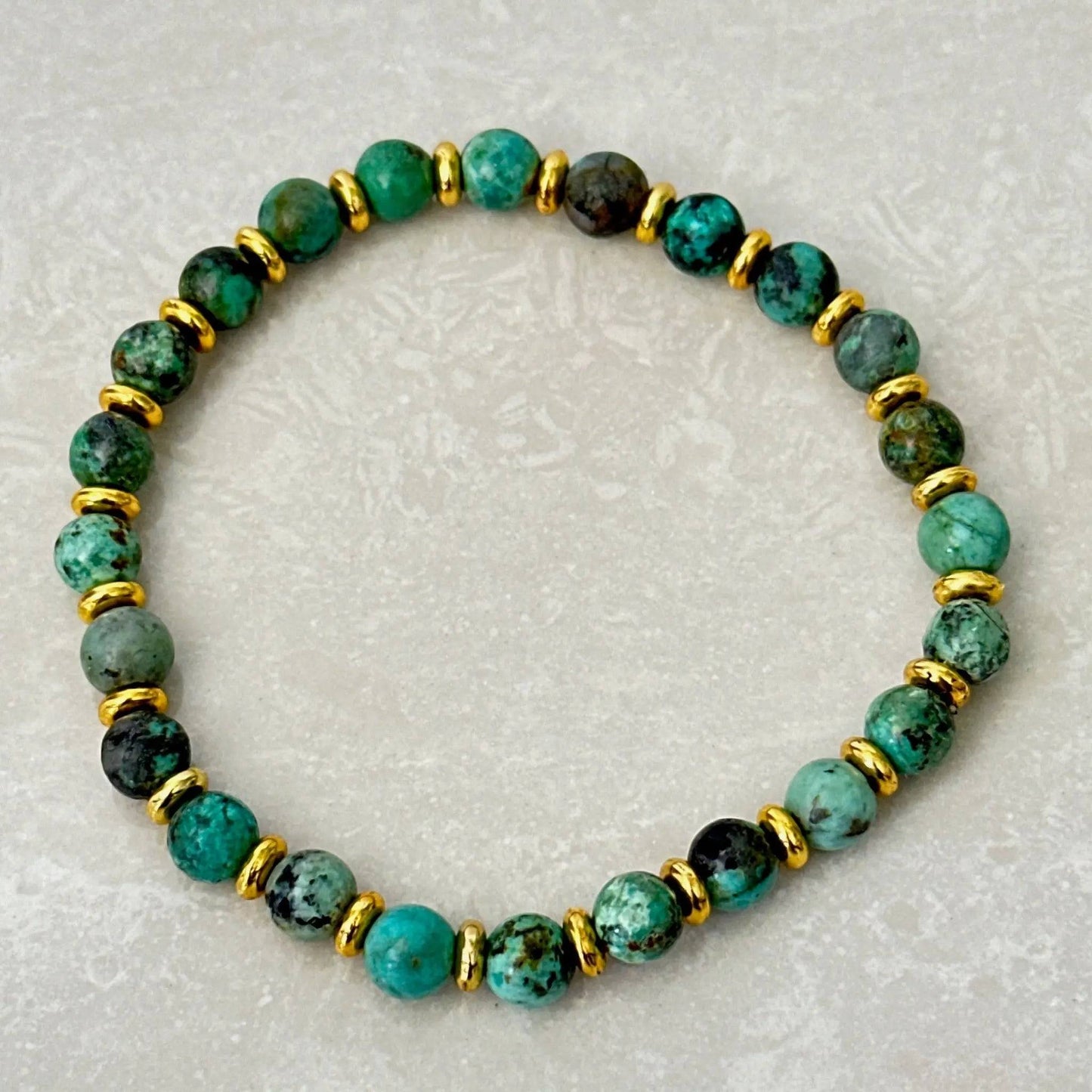 African Turquoise Energy Bracelet - Uplift Beads