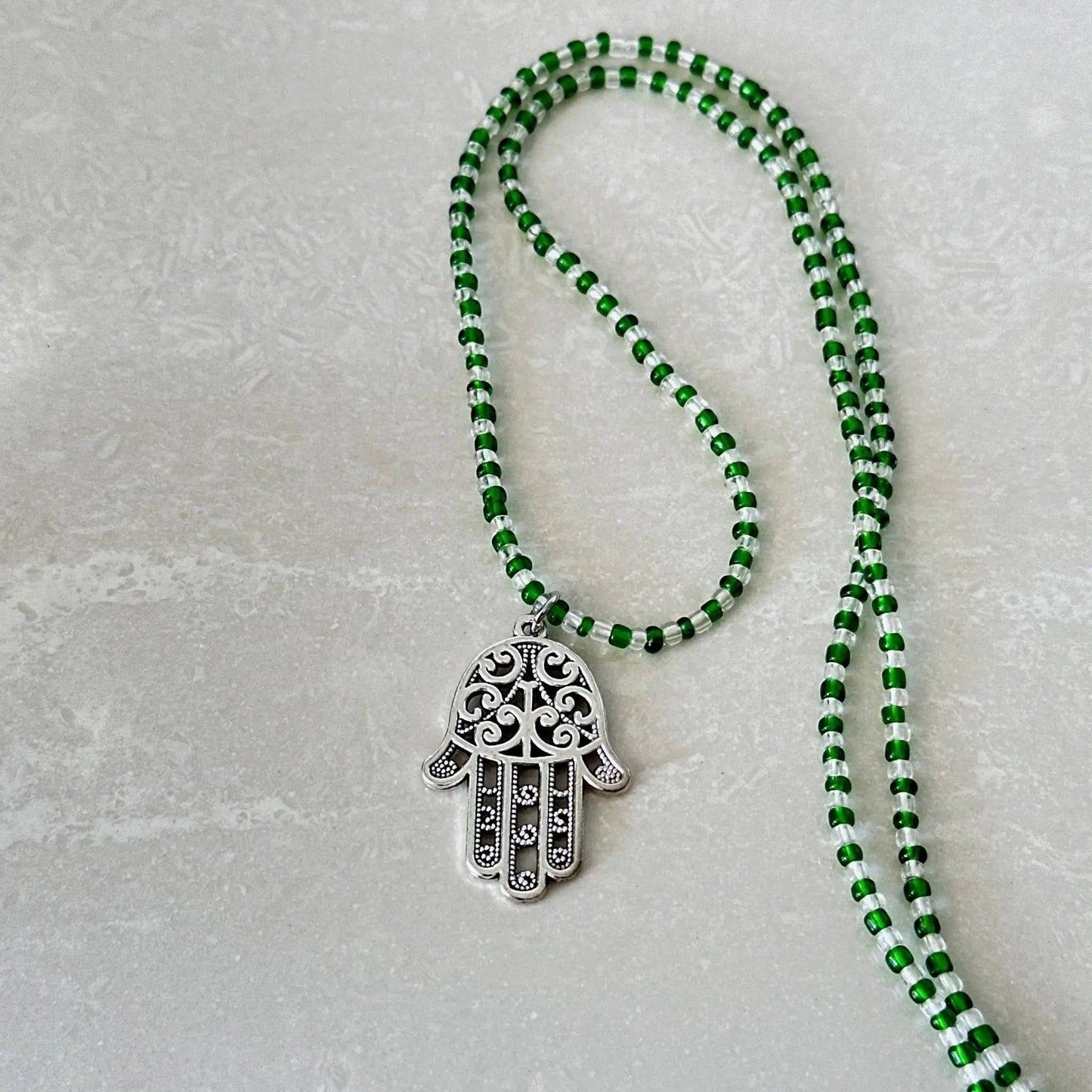 Hamsa Pendant Necklace - Uplift Beads