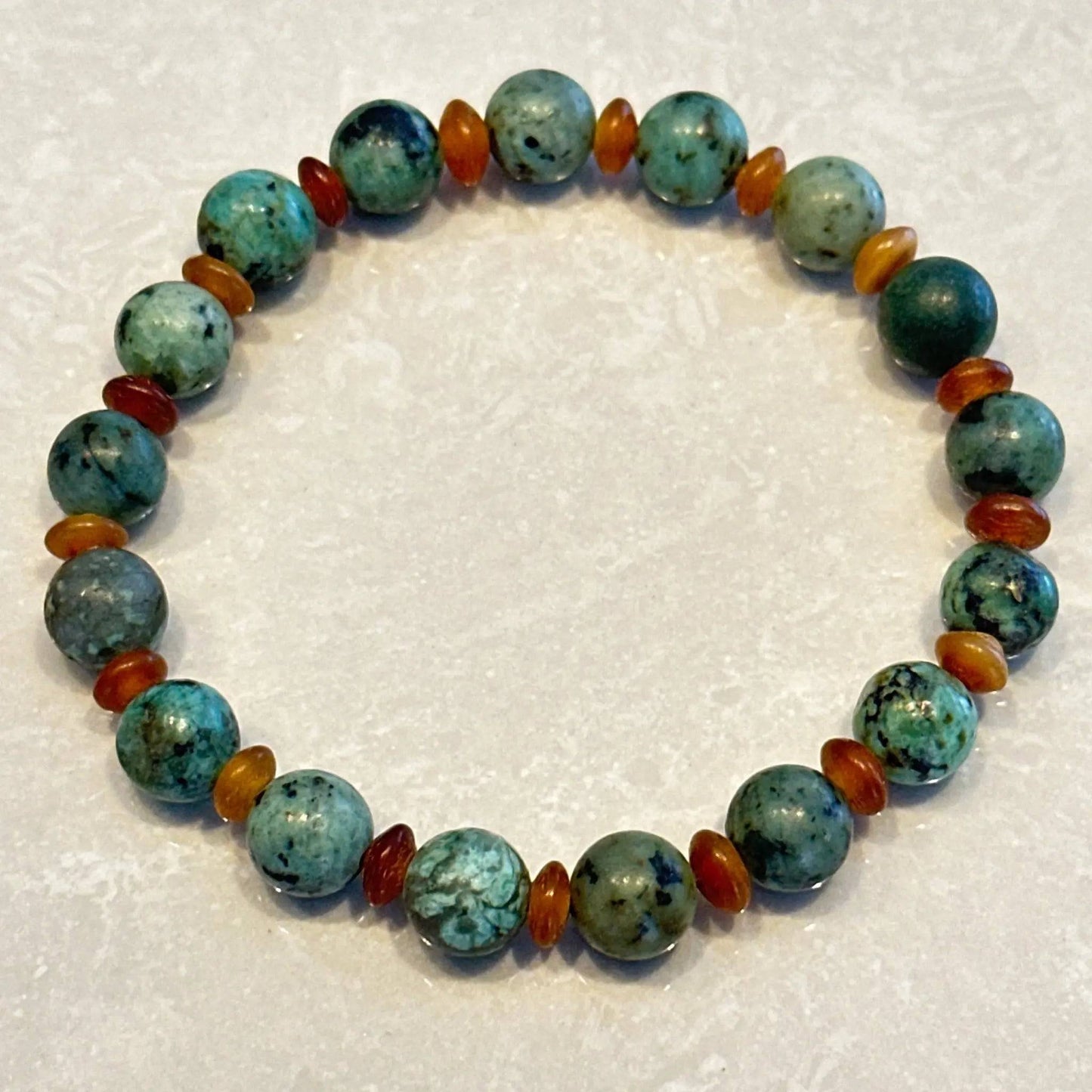 African Turquoise Energy Bracelet - Uplift Beads