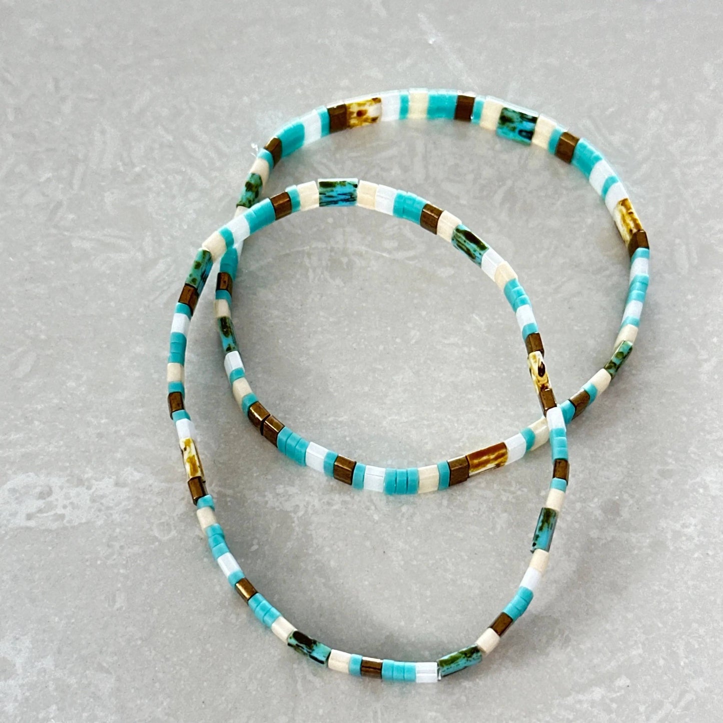 Miyuki Tila Bead Bracelet - Uplift Beads