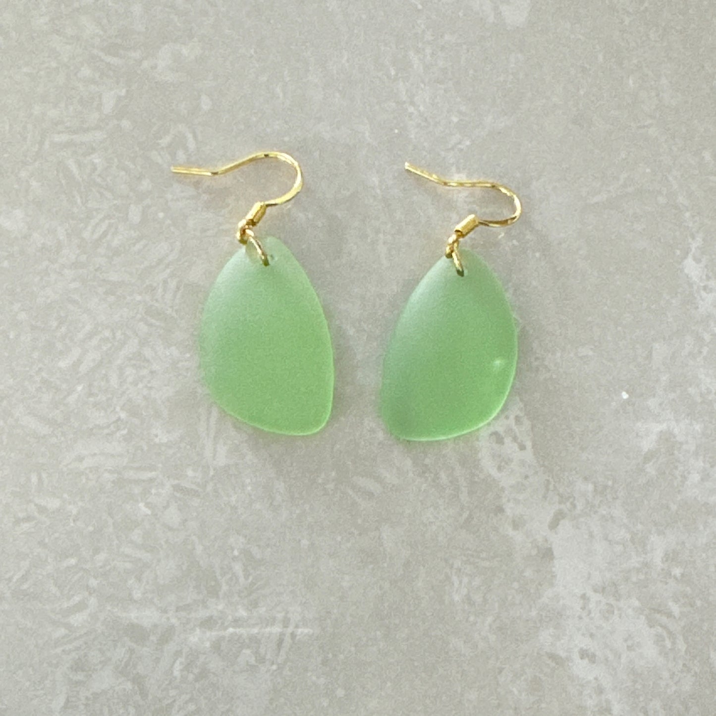 Cultured Sea Glass Earrings Uplift Beads