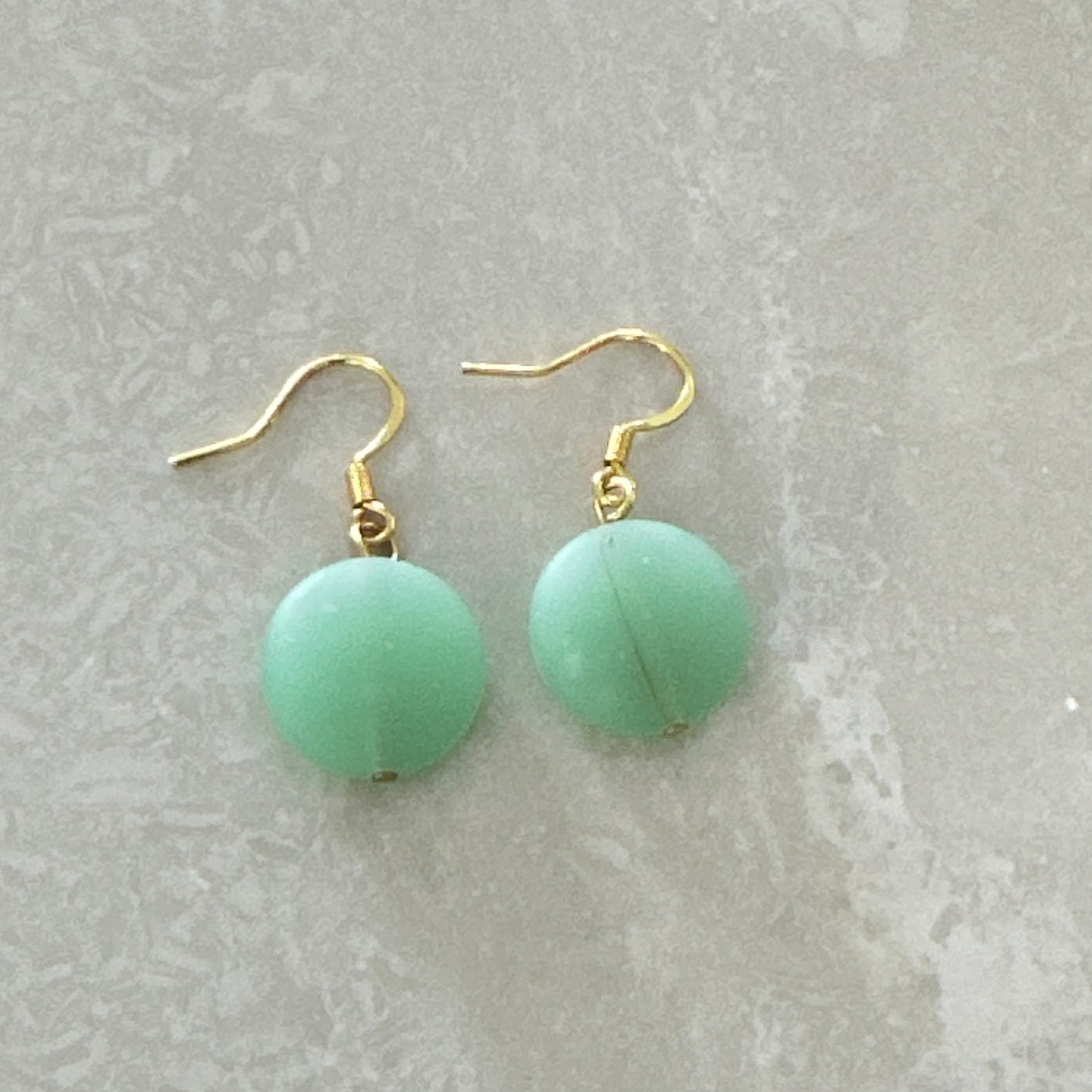 Cultured Sea Glass Earrings Uplift Beads