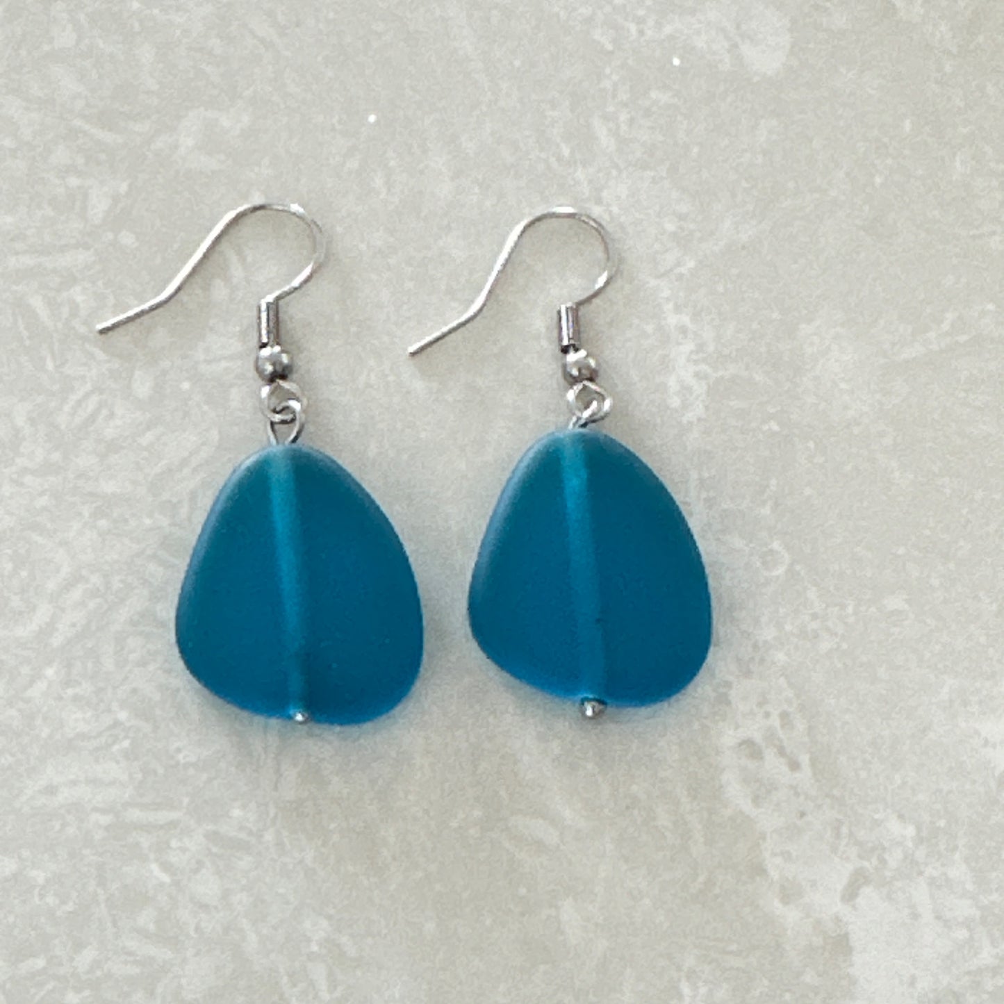 Cultured Sea Glass Earrings Uplift Beads