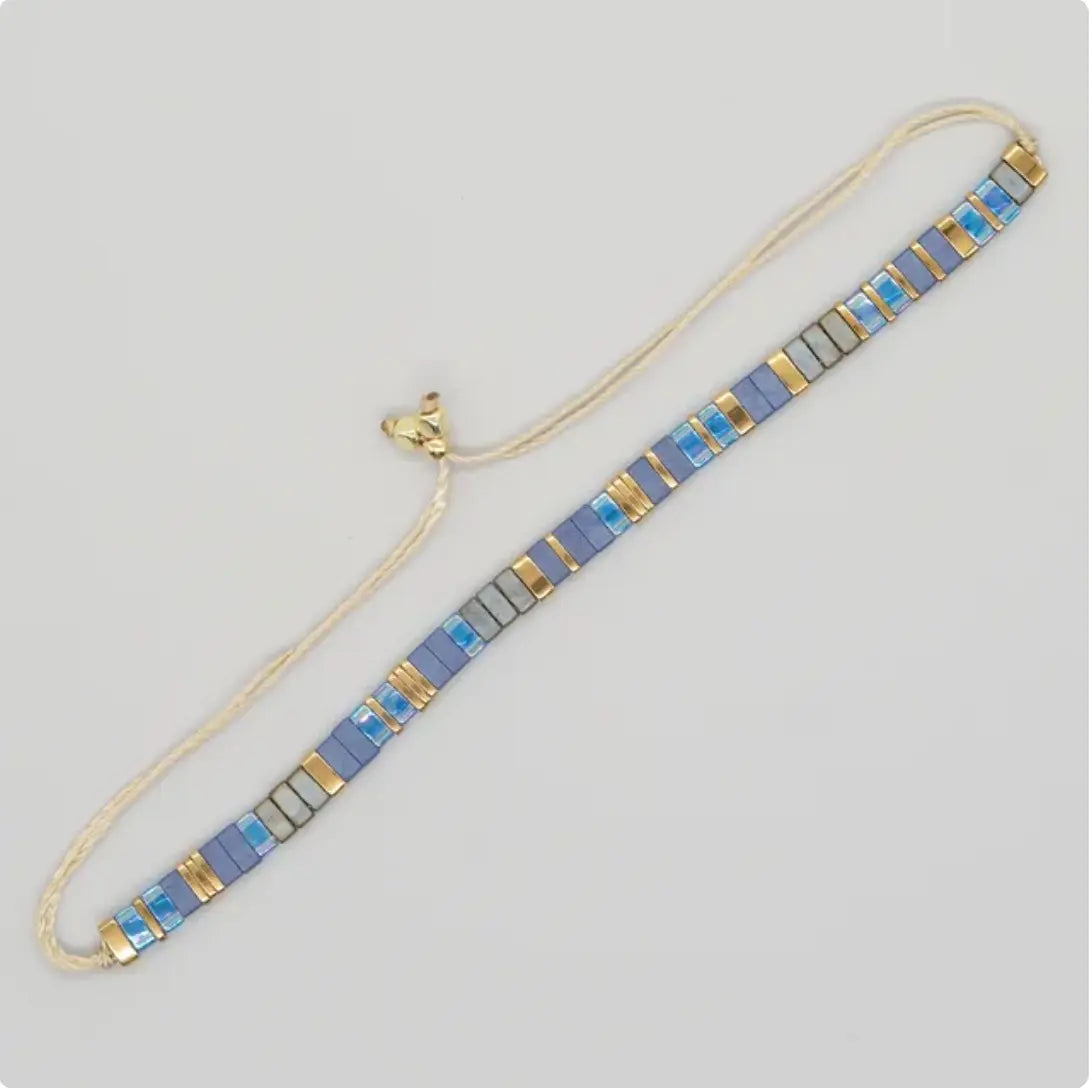 Miyuki Tila Bead Bracelet - Uplift Beads