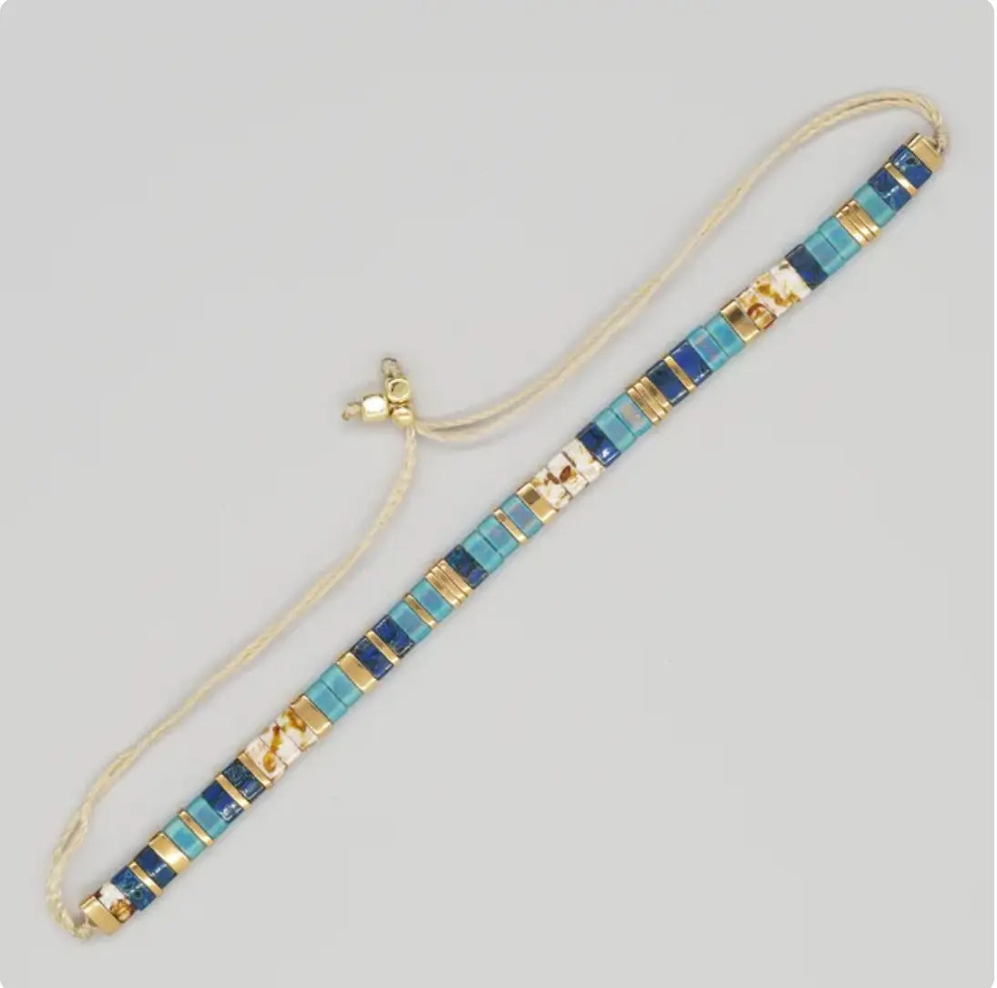 Miyuki Tila Bead Bracelet - Uplift Beads