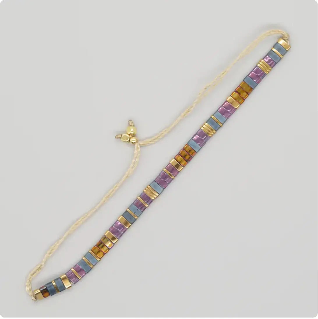 Miyuki Tila Bead Bracelet - Uplift Beads