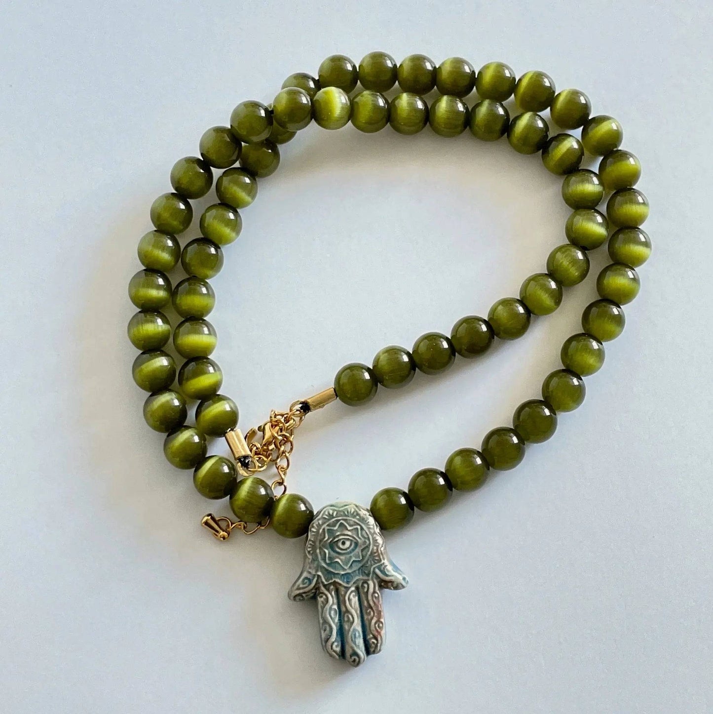 Hamsa Pendant Necklace - Uplift Beads