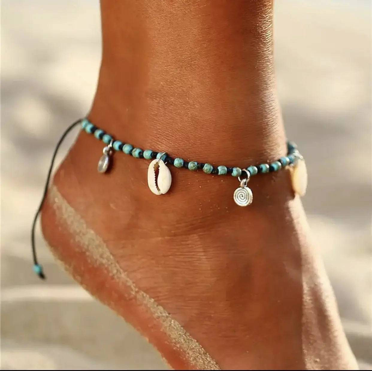 Cowrie Shell Anklets - Uplift Beads