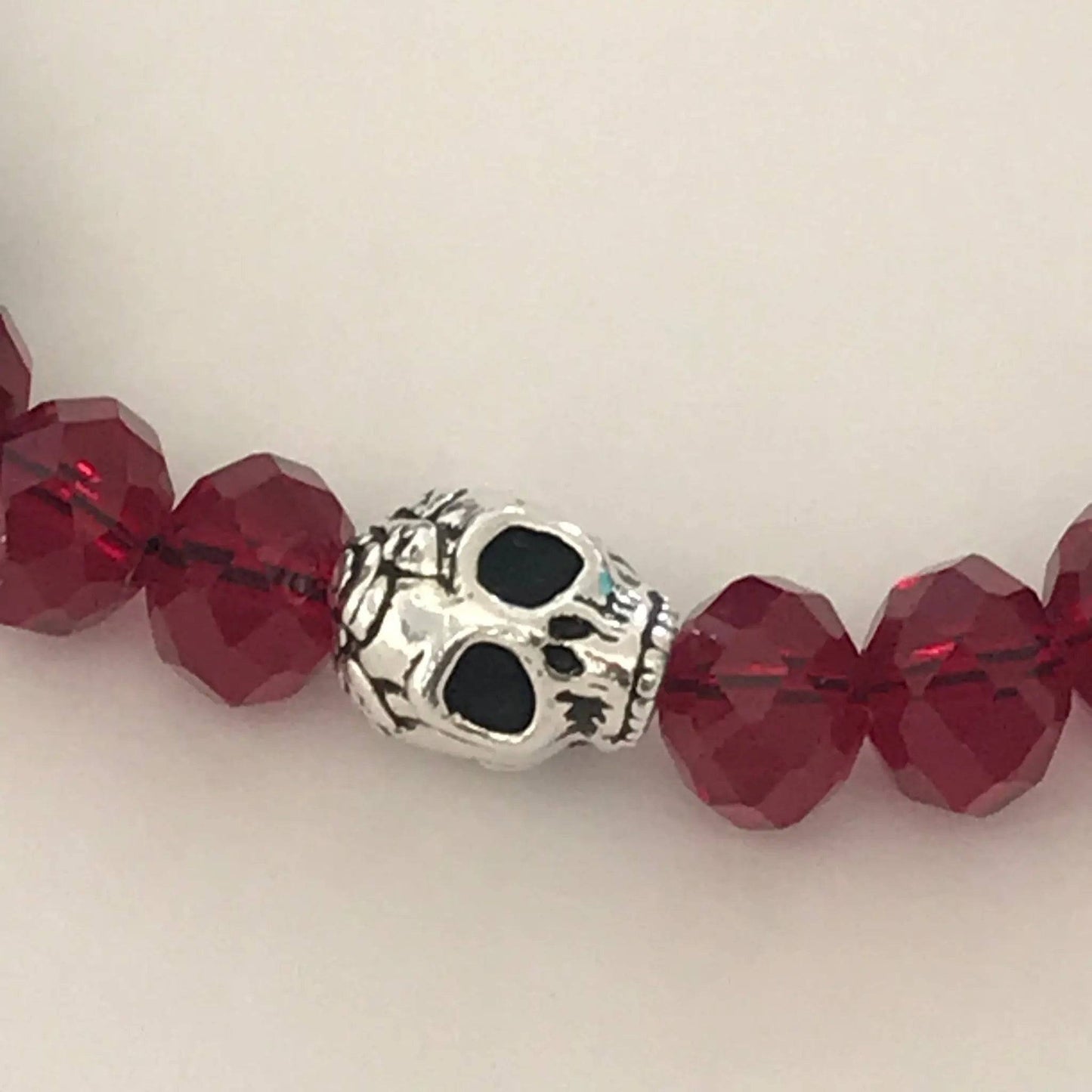 Sugar Skull Glass Bracelet - Uplift Beads