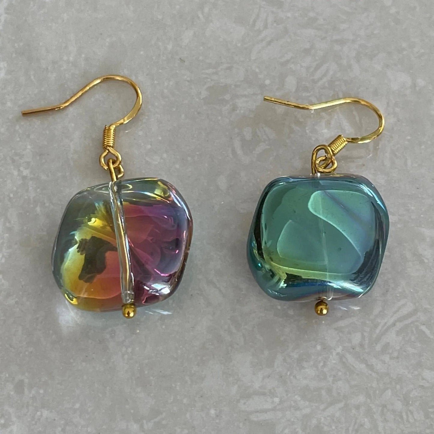 Czech AB Glass Earrings - Uplift Beads