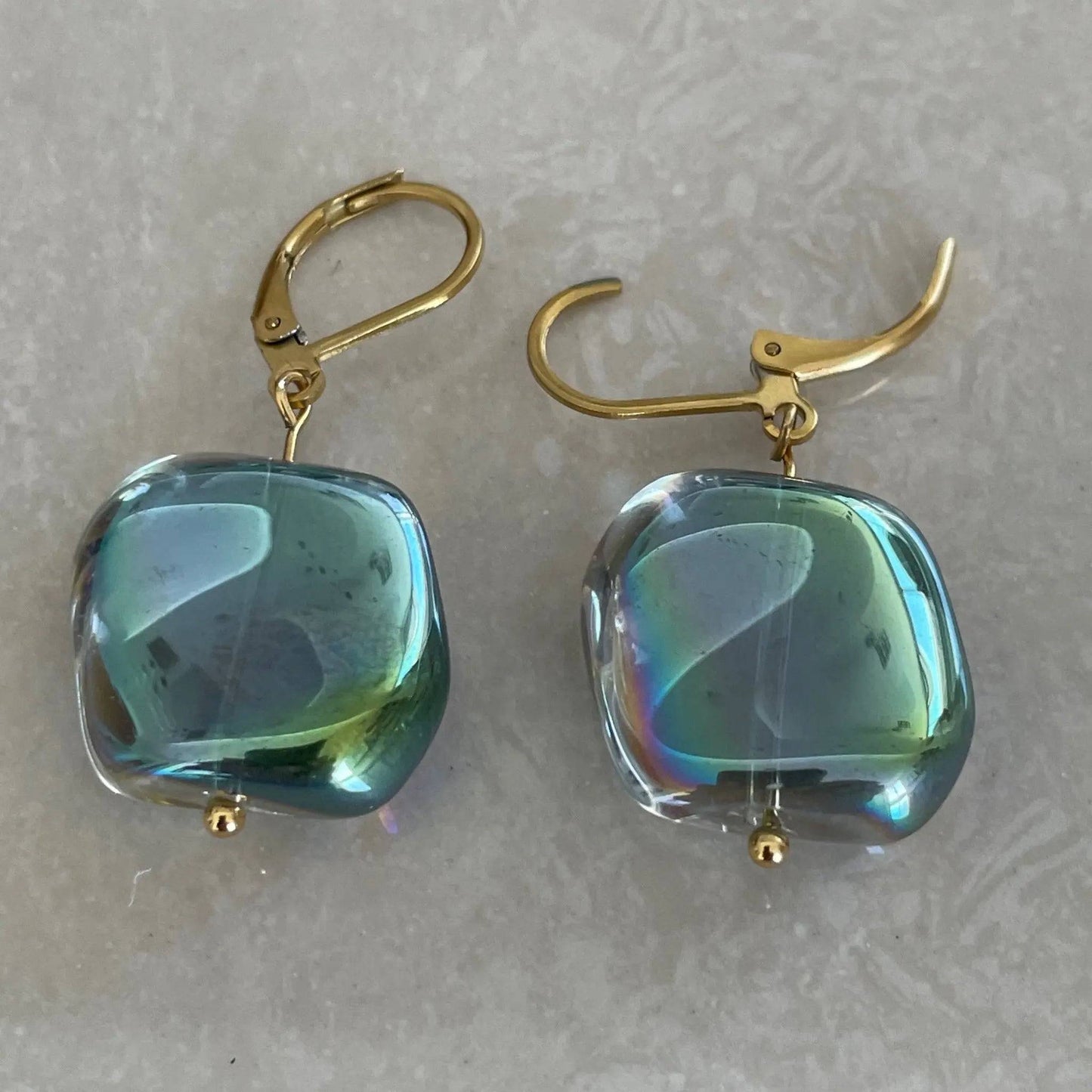 Czech AB Glass Earrings - Uplift Beads