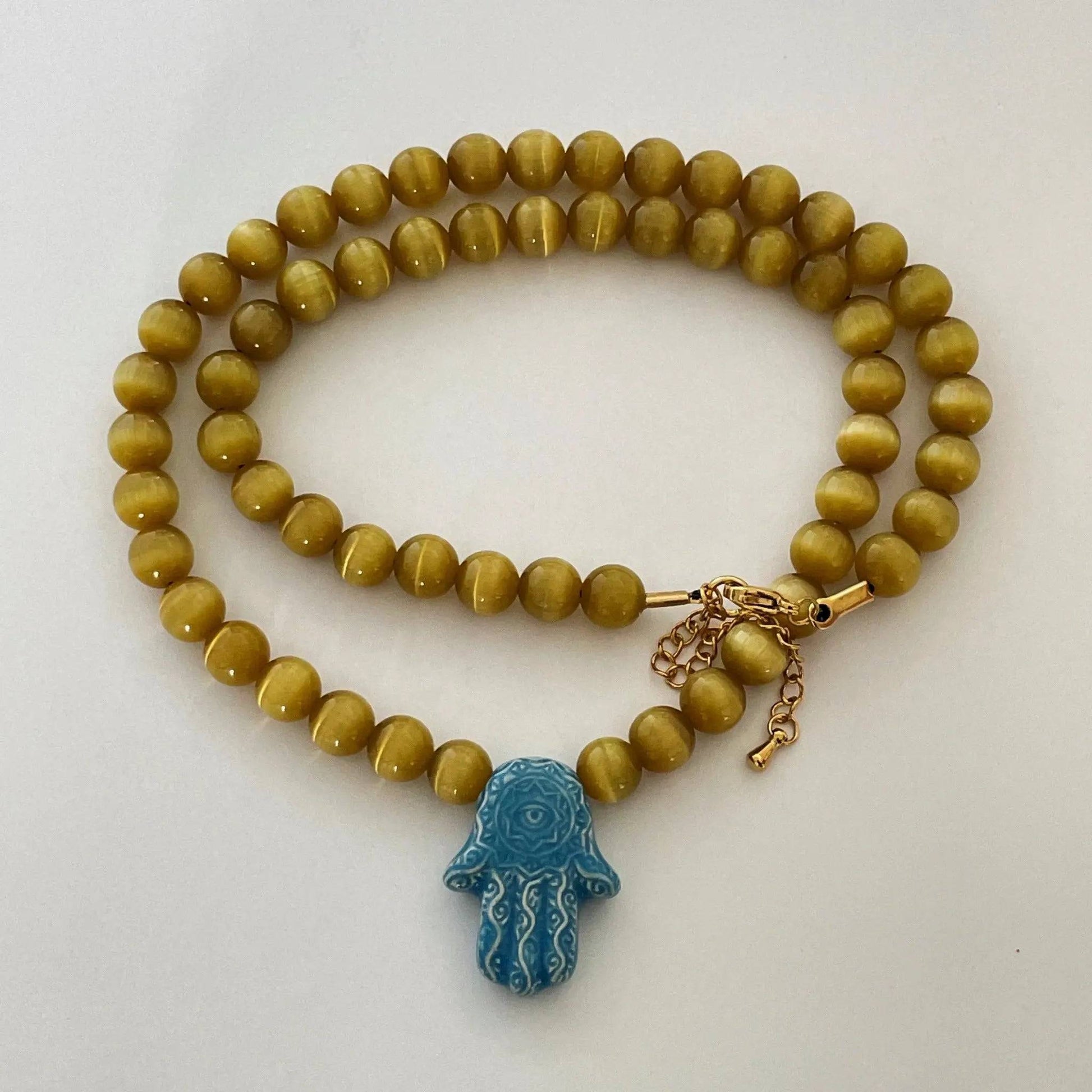 Hamsa Pendant Necklace - Uplift Beads