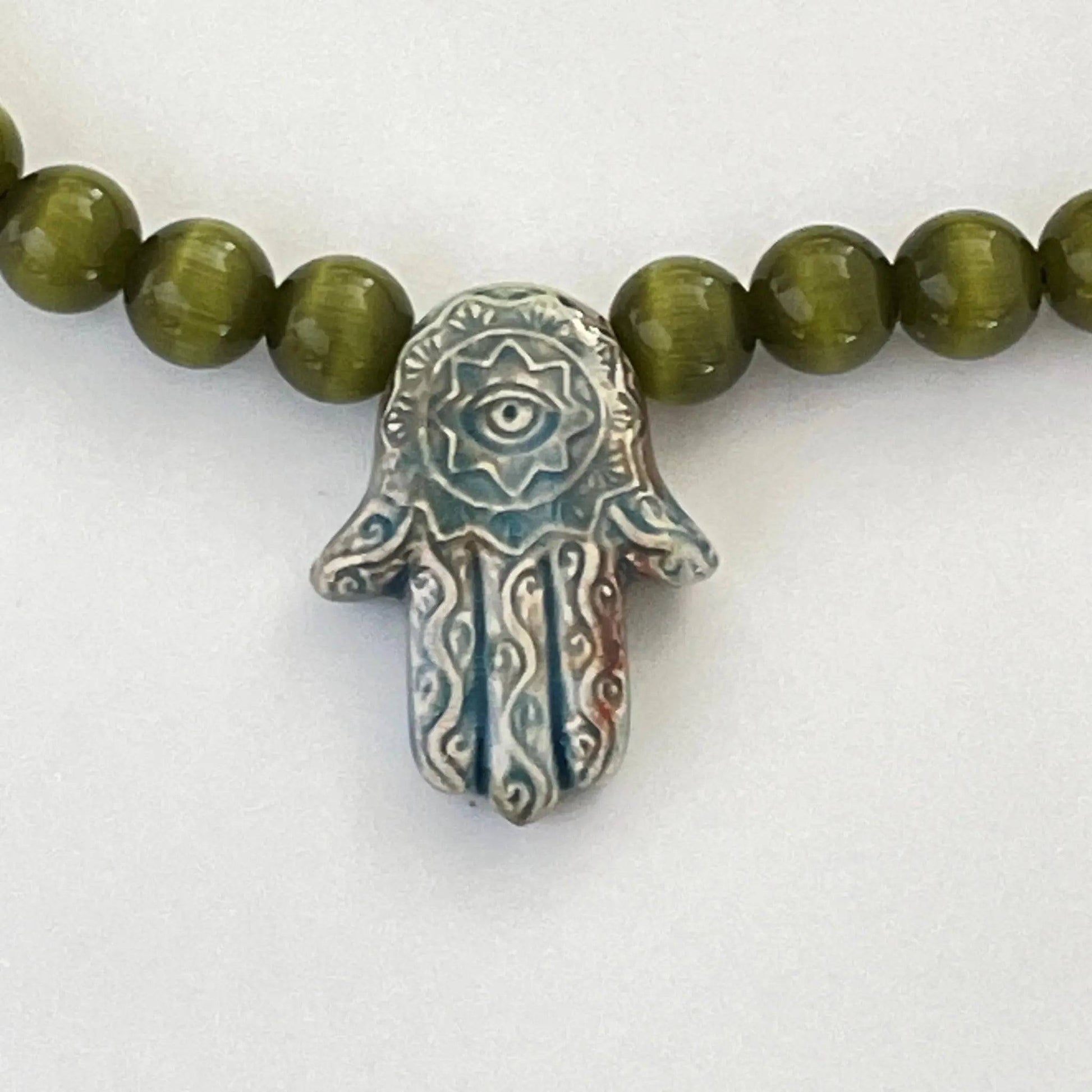 Hamsa Pendant Necklace - Uplift Beads