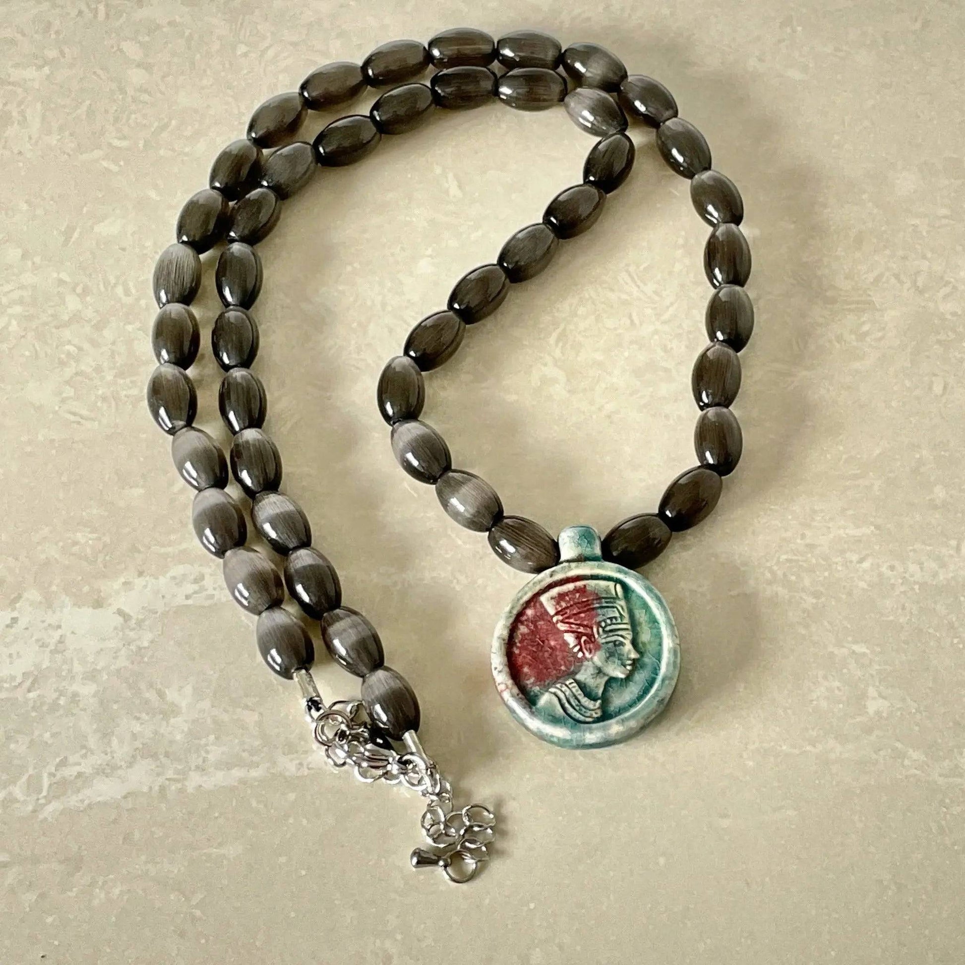 Nefertiti Pendant Necklace - Uplift Beads