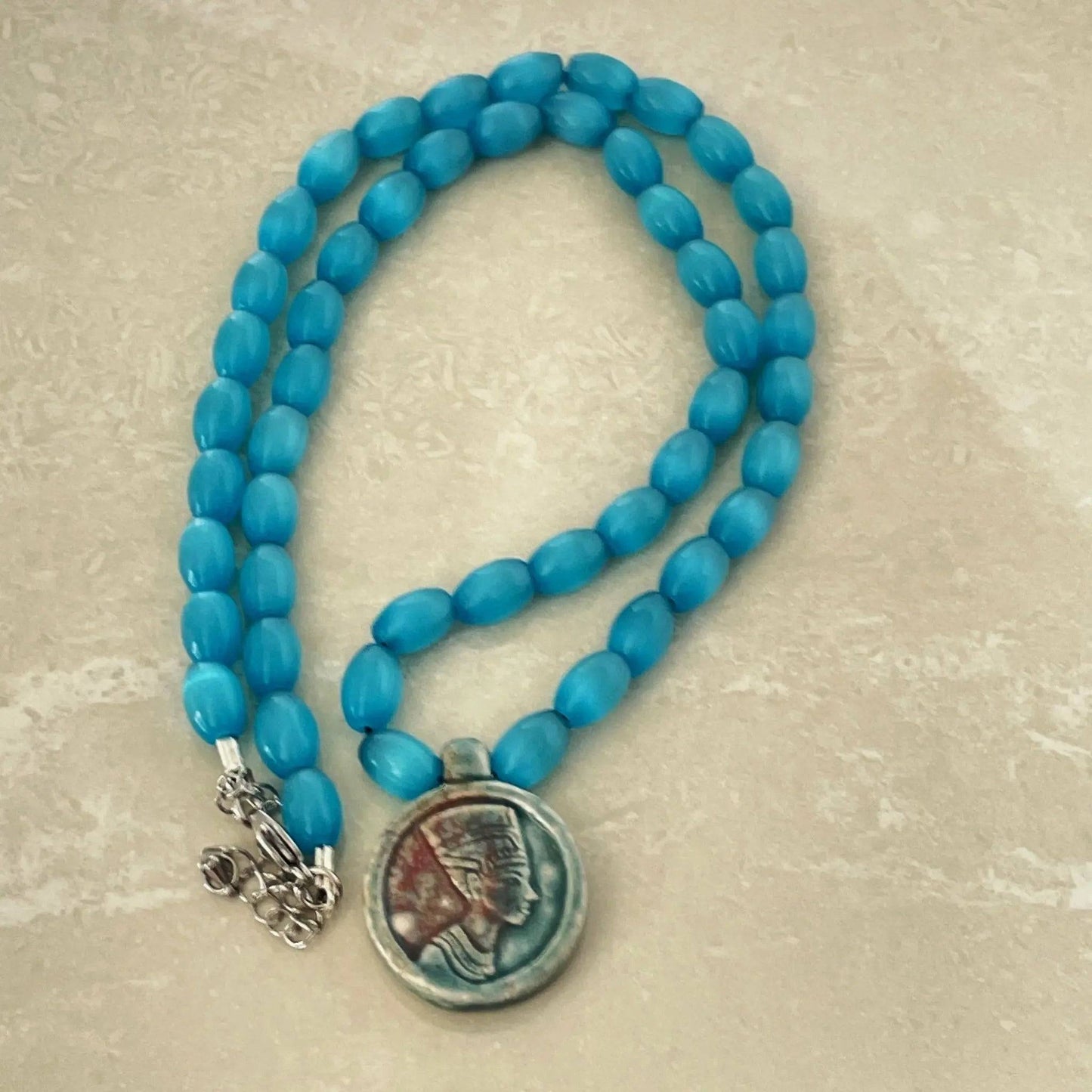 Nefertiti Pendant Necklace - Uplift Beads