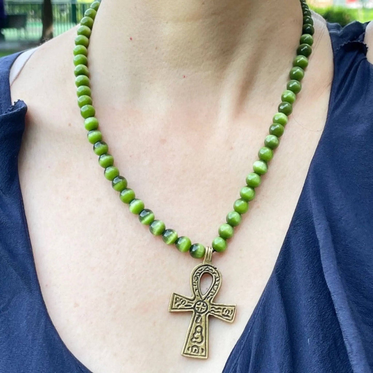 Ankh "Key of Life" Necklace - Uplift Beads