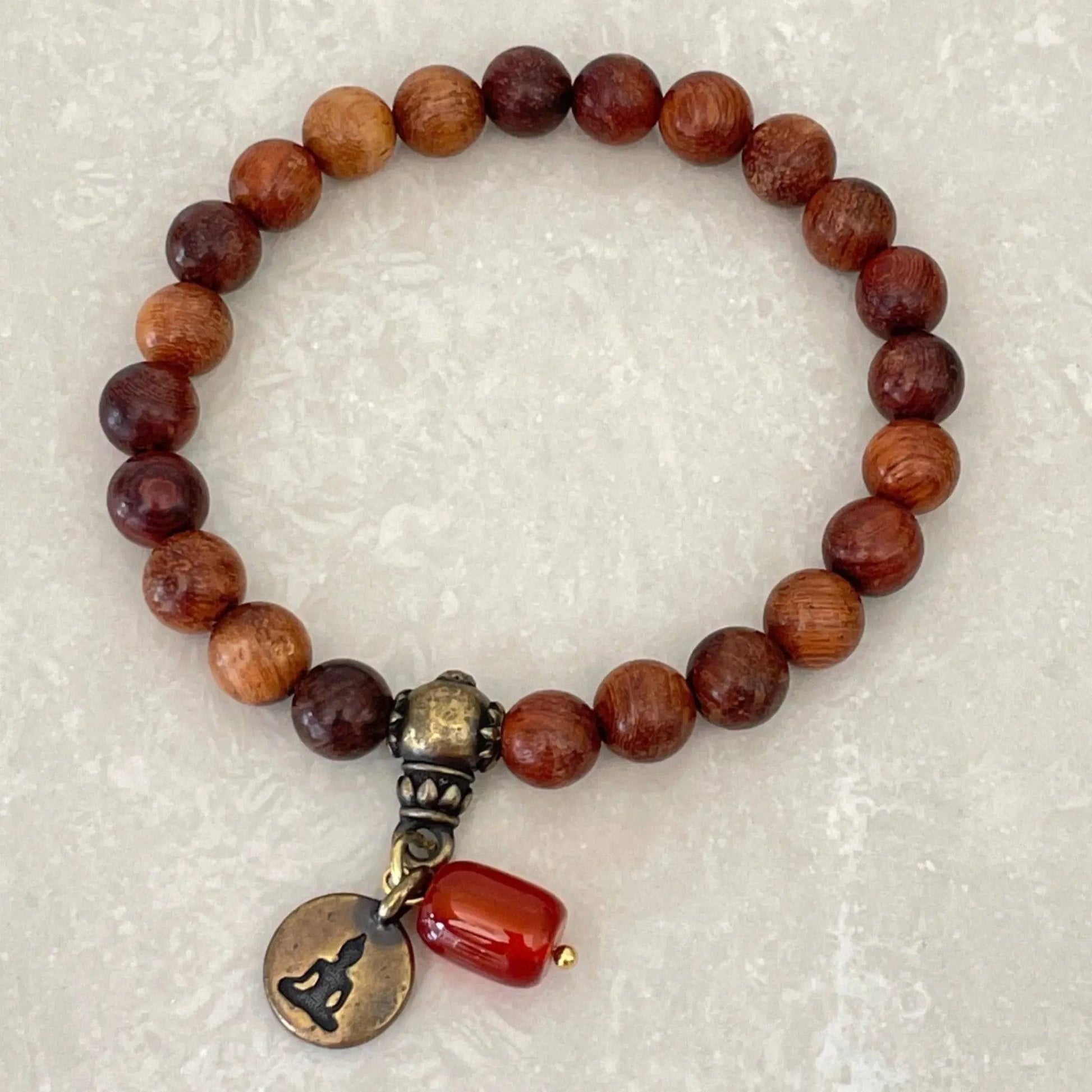 Rosewood Mantra Bracelet - Uplift Beads