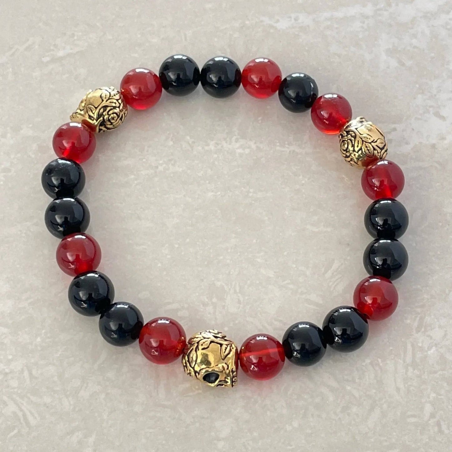 Dia de Muertos Sugar Skull Bracelet - Uplift Beads