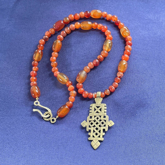 Ethiopian Cross Necklace - Uplift Beads