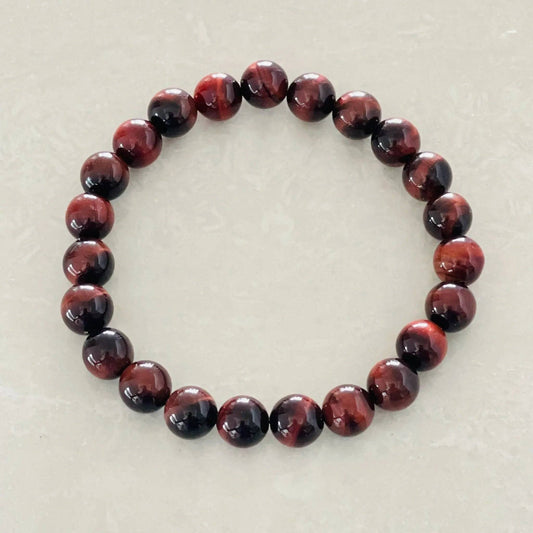 Red Tiger Eye Bracelet - Uplift Beads