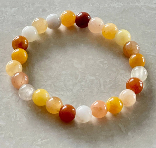 Yellow Jade Bracelet - Uplift Beads