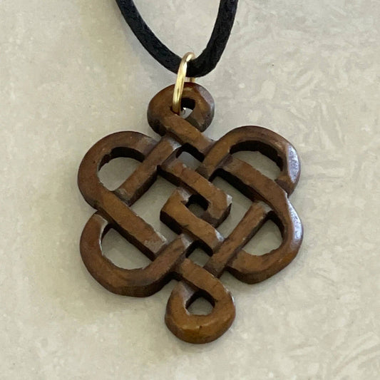 Tibetan Eternal Knot Necklace - Uplift Beads