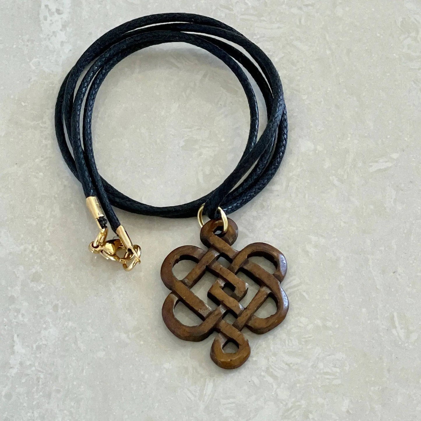 Tibetan Eternal Knot Necklace - Uplift Beads