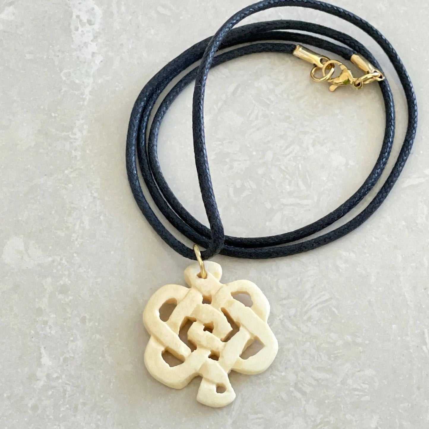 Tibetan Eternal Knot Necklace - Uplift Beads