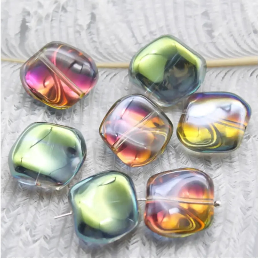 Czech AB Glass Earrings - Uplift Beads