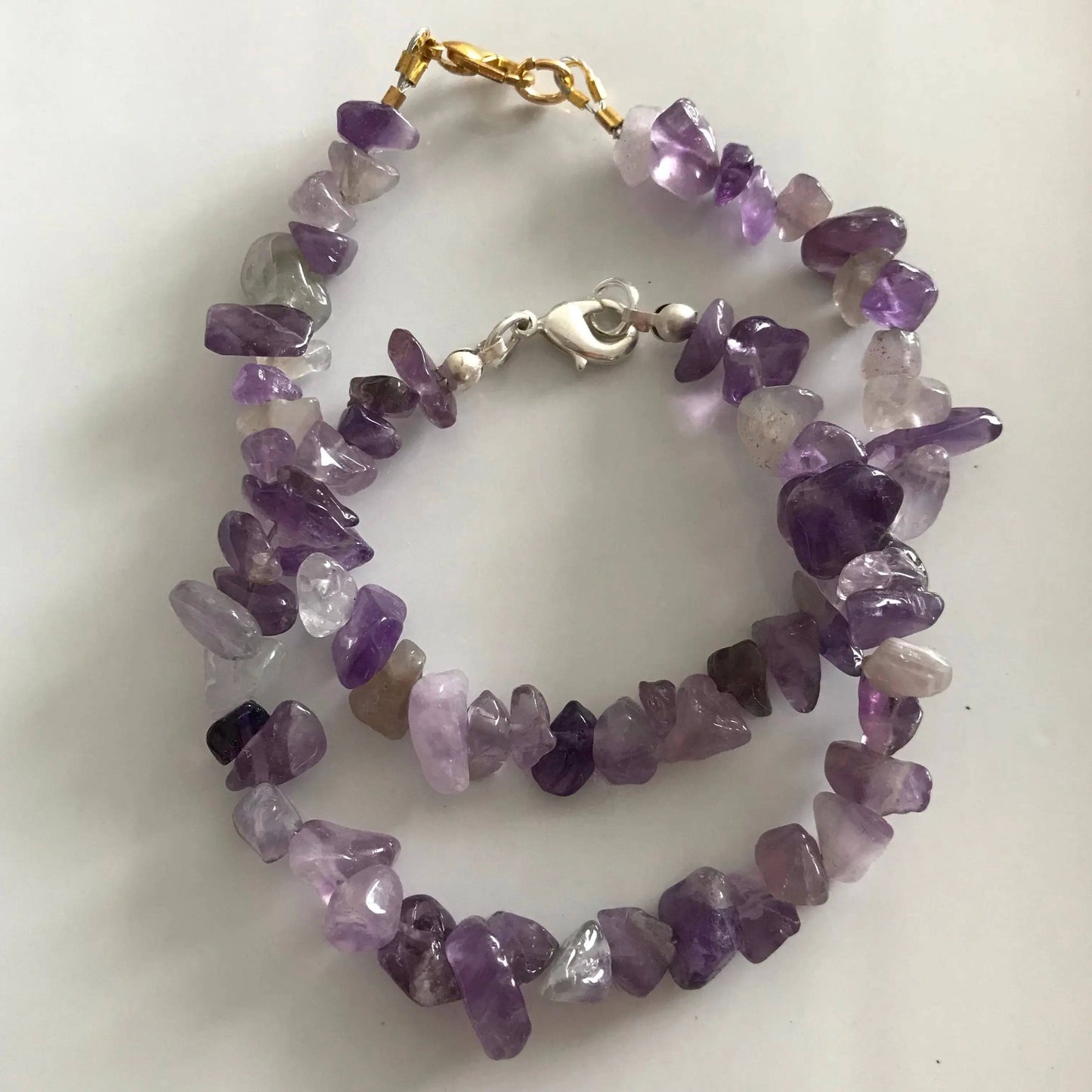 Amethyst Chip Bracelet - Uplift Beads